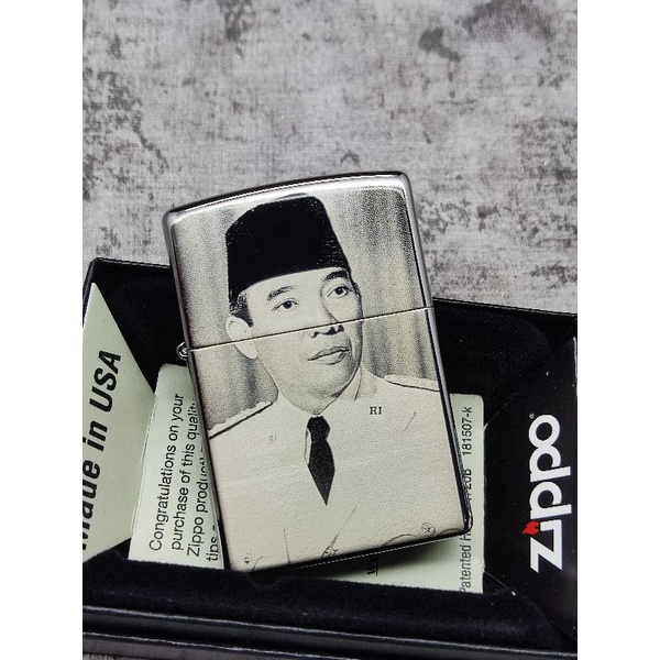 Zippo Foto Ir Soekarno Original