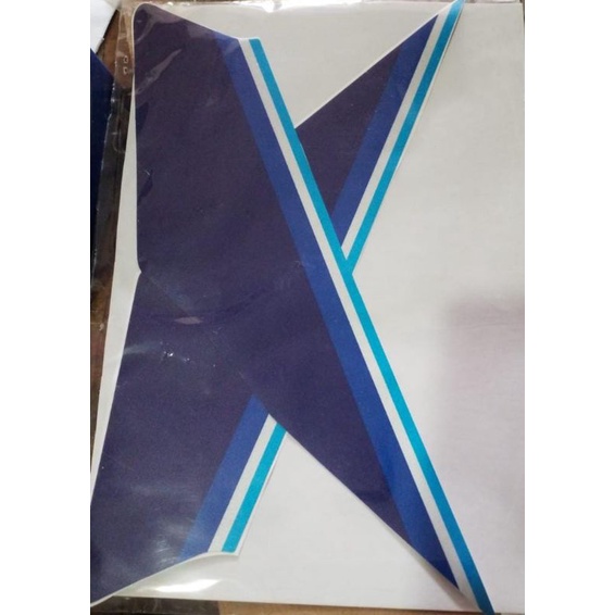 Sticker RGR150 Sprinter Putih Bagian Tangki Copy Original