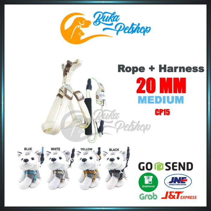 Rope Harness Medium Dog 20mm