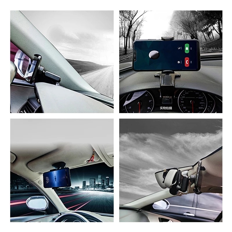 Bracket Holder Handphone Multifungsi Lengan Panjang Rotasi 360 Derajat Dengan Suction Cup Untuk Dashboard Mobil