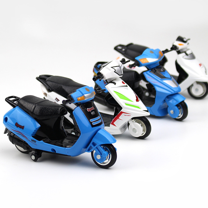 1/16 Scooter Model Anak Mini Ladies Motor Mobil Kendaraan Mainan Kado