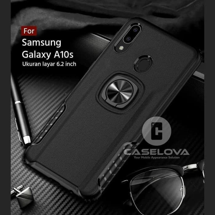Hard Case Samsung A10s Casing Ring Thunder 360 Spigen