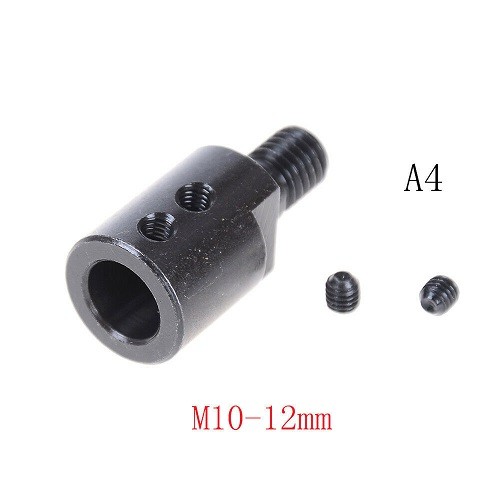 Shank M10 12mm Arbor Mandrel Connector Drill grinder Cutting Tools