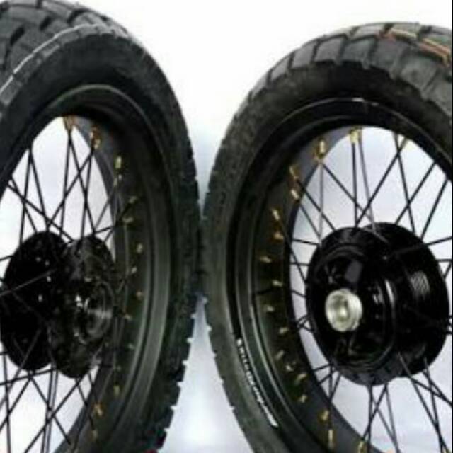 Velg W 175 Kawasaki full set Ama ban