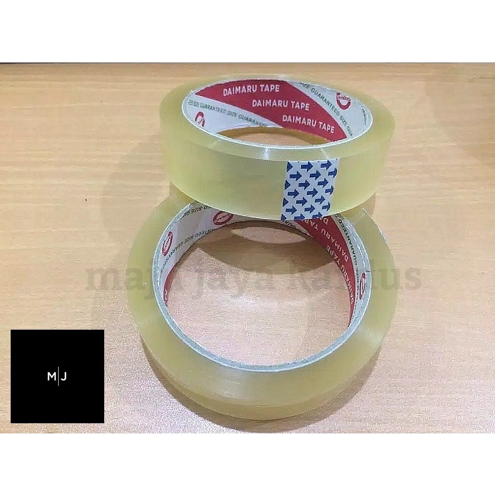 

Solatip Selotip Isolasi Solasi Lakban Daimaru Bening Transparan 1inch 24mm 72yard Murah