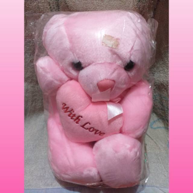 Boneka Beruang / Bear Pink Love Pink