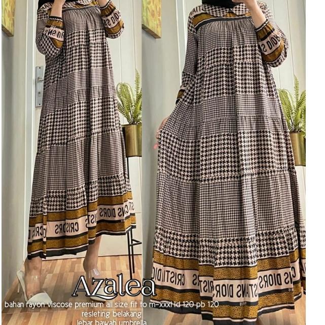 Telah Hadir.. Milea Midi Dress gamis muslim Motif Original produk by Shandi