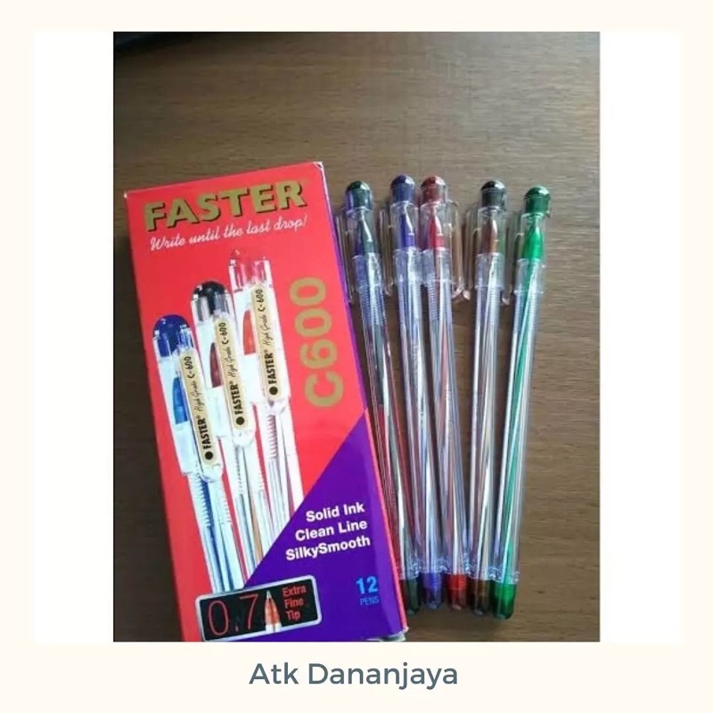

Pulpen Faster C600 // Pulpen murah // Pulpen faster