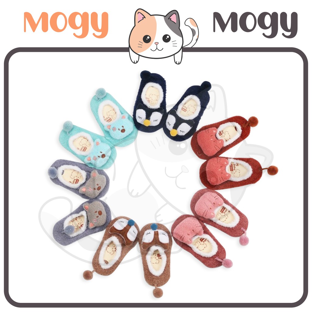 MOGYMOGY KS02 Sepatu Bayi Bulu Karakter Sepatu Anak Motif  Prewalker Baby Shock Animal
