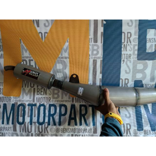 Knalpot Racing Satria 2tak / Satria Hiu / Satria Kotak / Knalpot Racing Satria Agresif