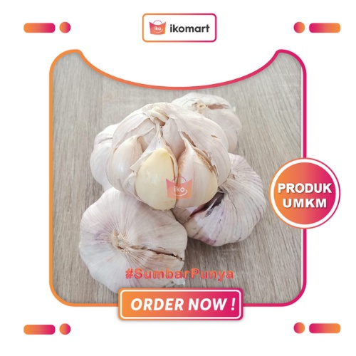 

IKOMART Bawang Putih Super Lokal & Kampung Fresh kering Petani Agam 1000gr