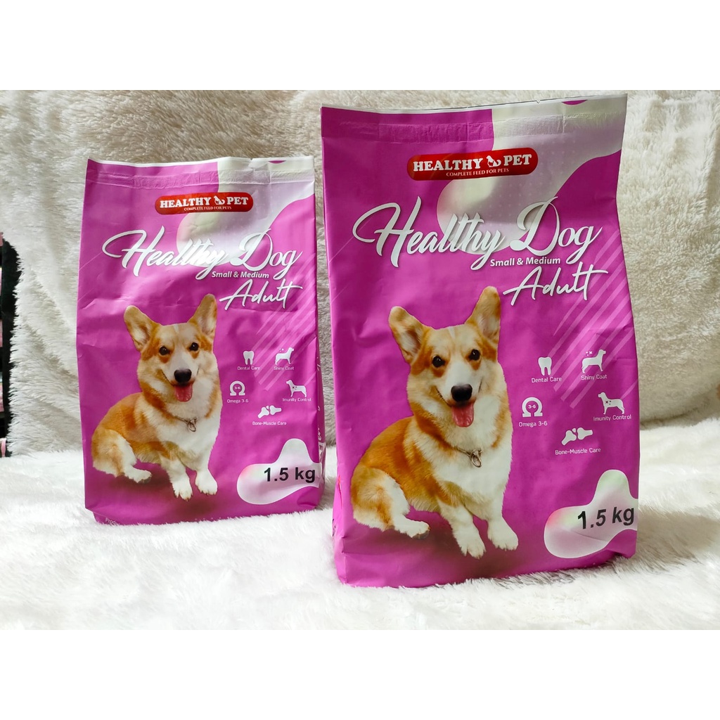 Makanan Anjing Healthy Dog Adult 1,5 kg - Healthy Pet