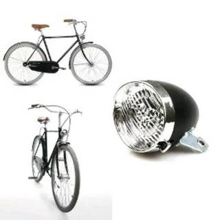Lampu Depan Sepeda LED Model Klasik MTB Ontel Vintage Lampu Depan Sepeda LED Model Klasik MTB Ontel Vintage
