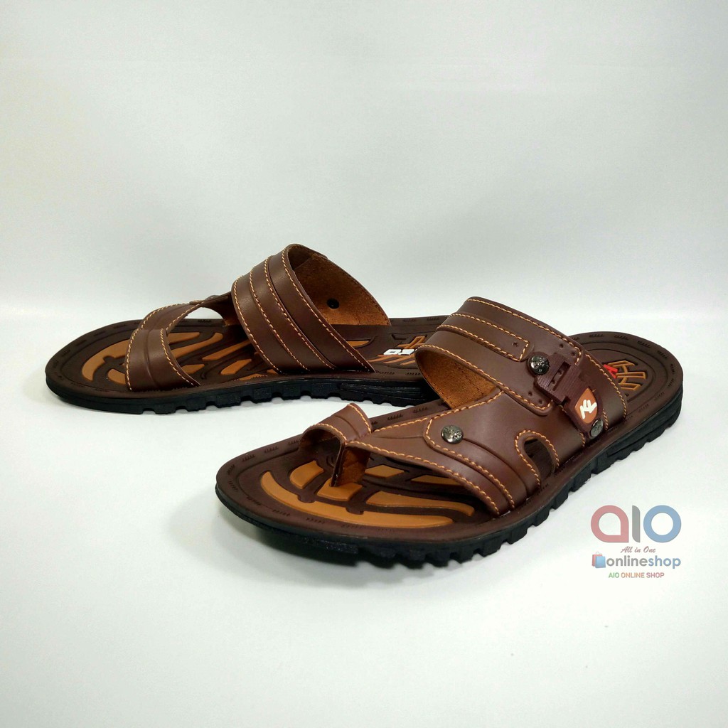 Kaleo Sandal Jempol Cowok 39 - 42 Sendal Casual Pria Dewasa Laki KLO 02/KLO 24 Bahan Kulit Sintetis