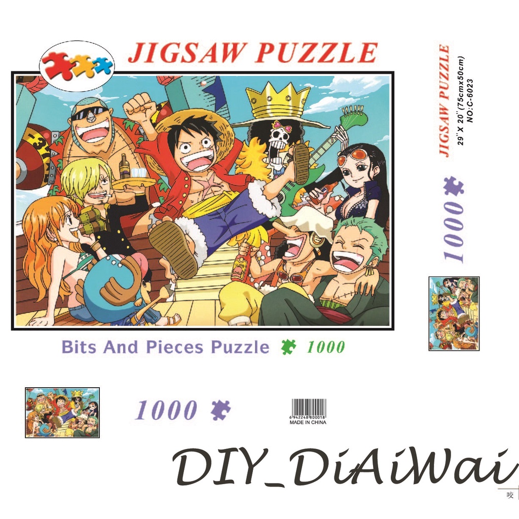 Puzzle Jingsaw 1000 pcs Uk.75x50cm - One Piece