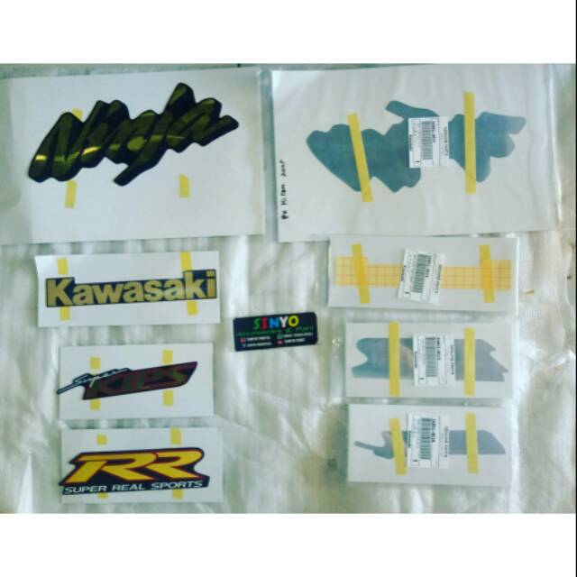Striping RR OLD CBU HITAM ZX150