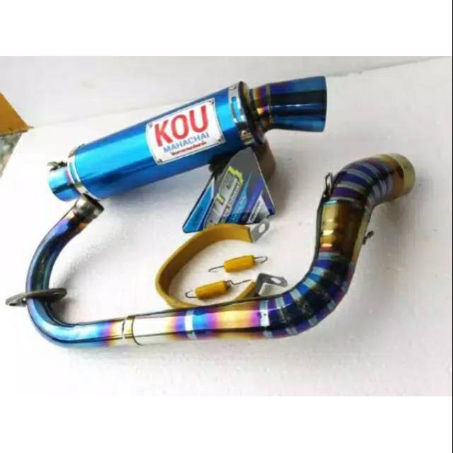 KNALPOT KOU KIDAL KIRI RACING BLUEMOON MIO J GT M3 BEAT VARIO 110 125 150 SCOOPY FINO NOUVO