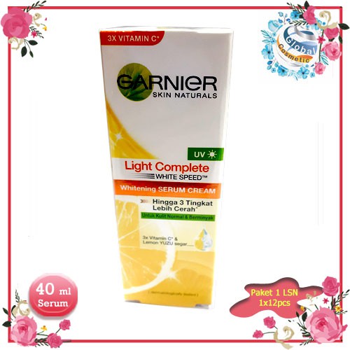 Skin Care Garnier Light Complete White Speed Serum - 40ml (Paket 1Lsn)