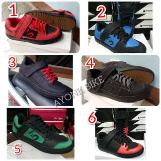  sepatu  sepeda  kulit asli cleat dan non cleat MTB advanture 