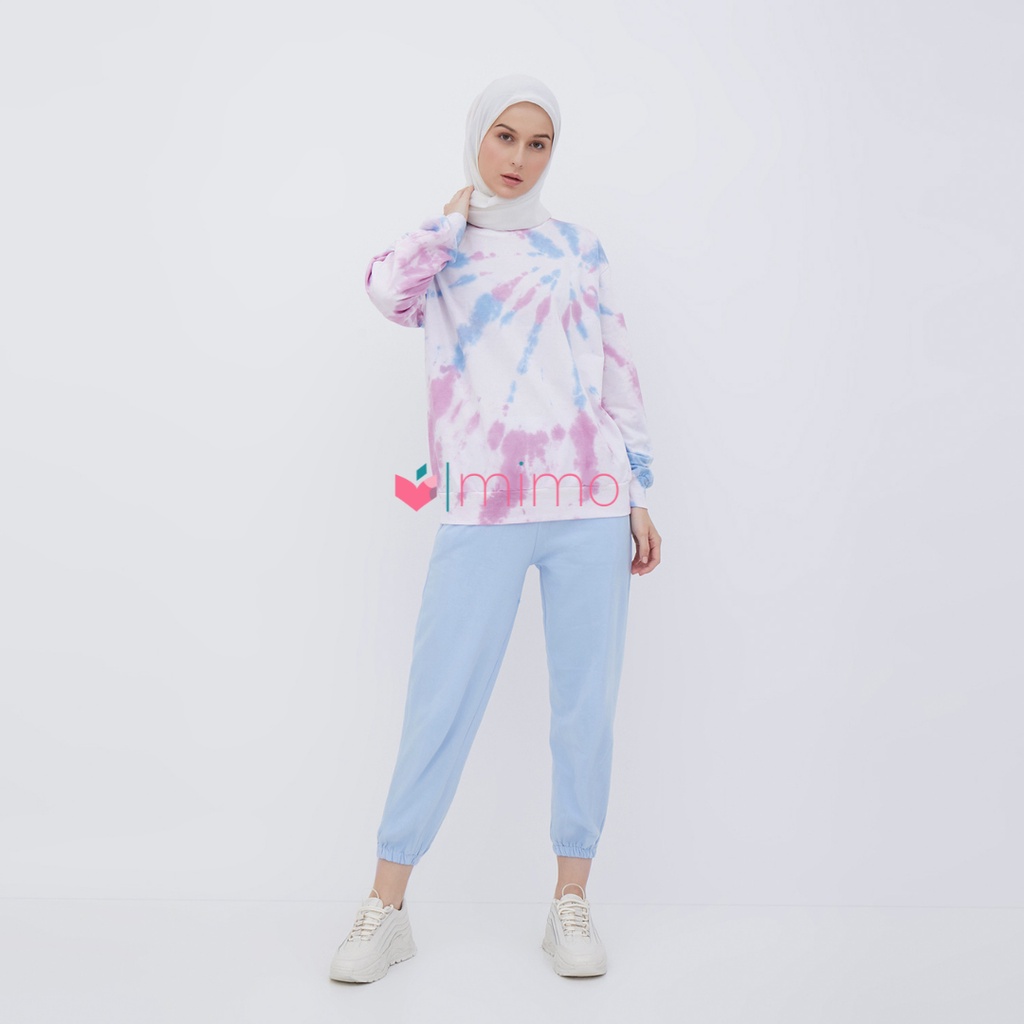 Bluepink sweater tie dye