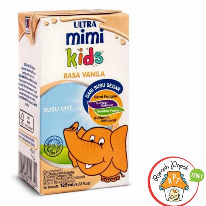 

(BISA COD) Ultra mimi 125 ml Vanila - 40 pcs/ 1 karton TERMURAH Kode 461