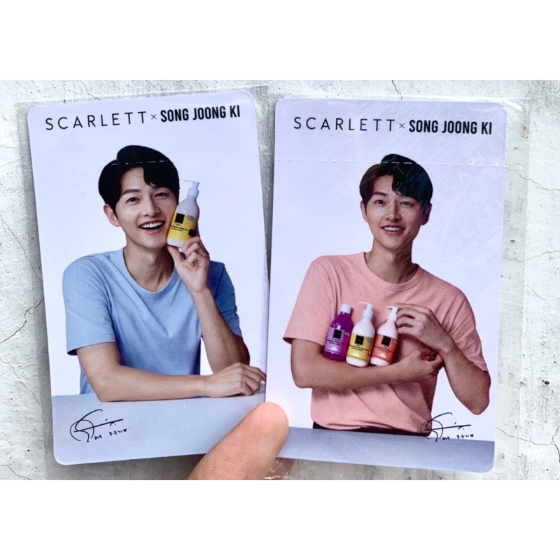 Scarlett X Song Joong Ki Photocard Official (LIMITED EDITION)