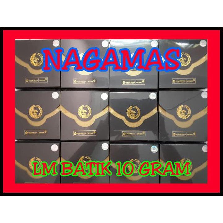 OBRAL LM ANTAM SERI BATIK 10 GR, LOGAM MULIA ANTAM BATIK 10 GRAM ASLI