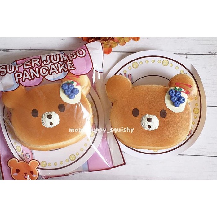 Squishy licensed Super jumbo pancake blueberry by Punimaru ( RARE)