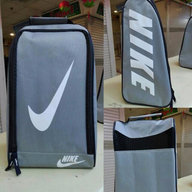 TAS SEPATU FUTSAL / OLAHRAGA / SPORT NIKE ABU (JINJING)