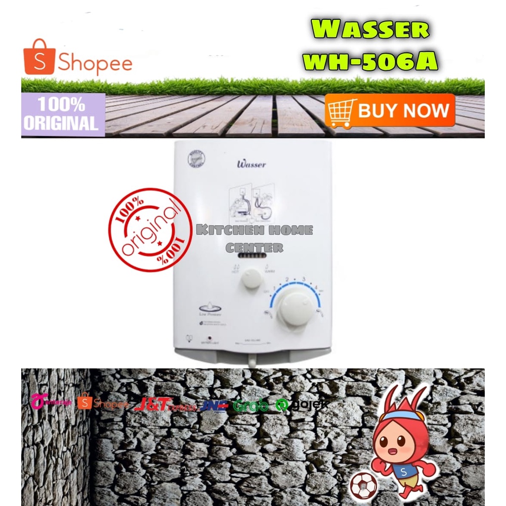 Wasser Gas WH 506 A LNG ( Gas Alam ) Water Heater gas alam