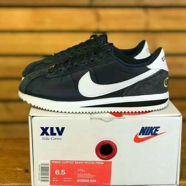 nike cortez xlv black