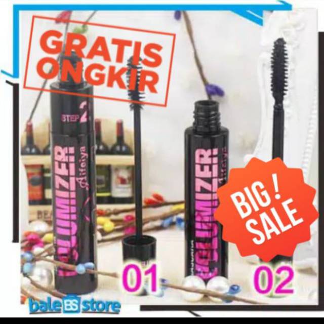 Maskara Women Girls Double Volume Mascara Color Eyelash 3D Fiber Mascara Waterproof