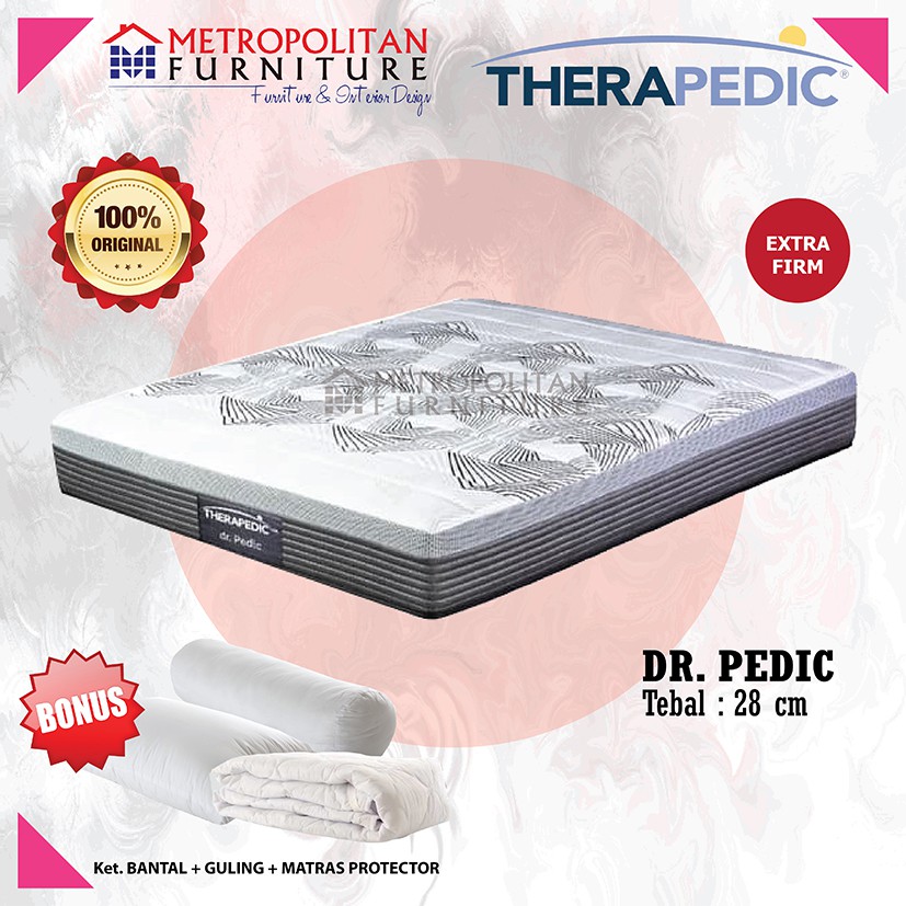 Kasur Springbed Therapedic Dr. Pedic / Spring bed Matras Orthopedic Tulang Belakang