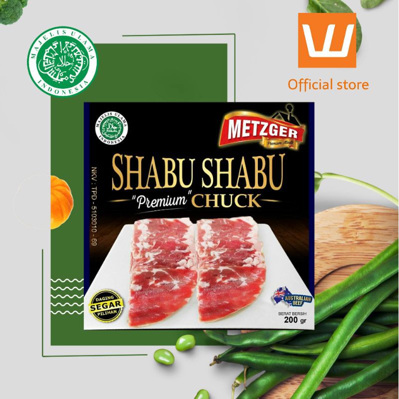 

DAGING SAPI SEGAR METZGER PREMIUM CHUCK RENDAH LEMAK 200g