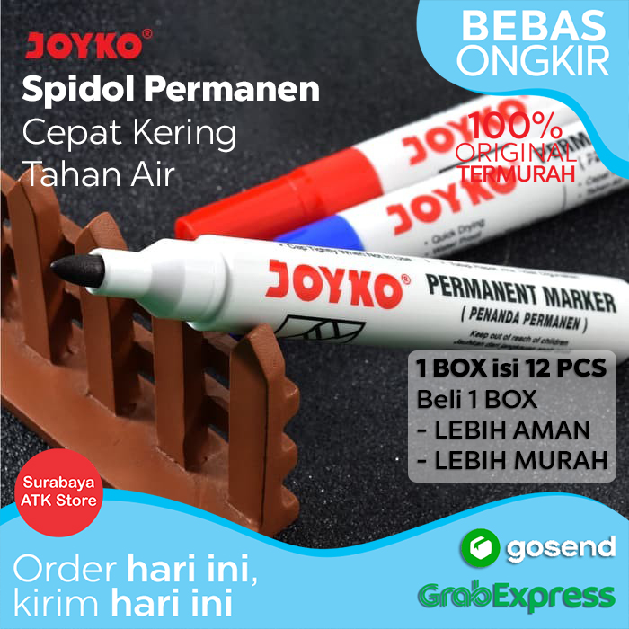 

Spidol Permanen Joyko PM-17 Permament marker Spidol Permanent