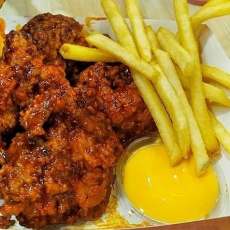 

Paket Ayam Kribo Saos Richeese + French Fries