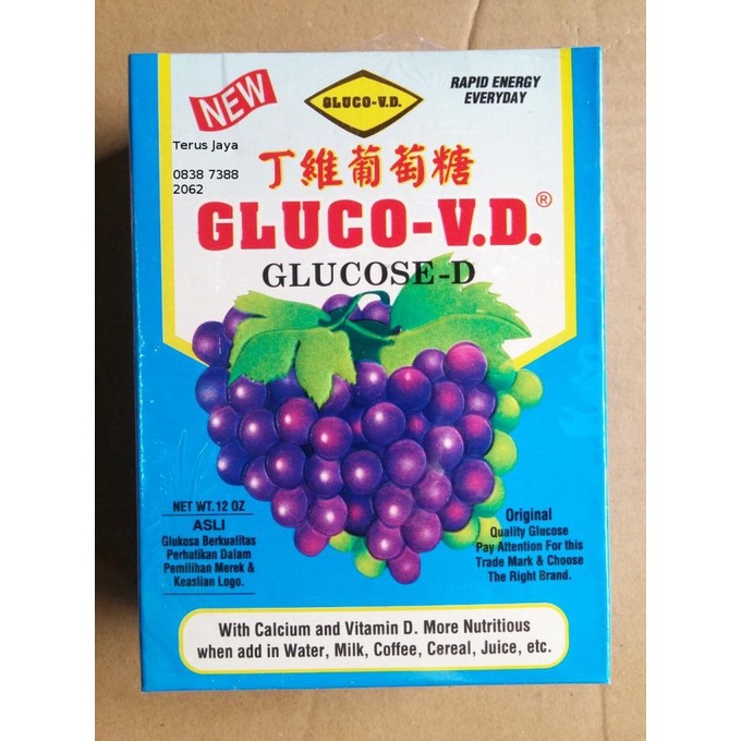 

Glukosa Gluco-Vd Glucose D Penambah Energi Dengan Vitamin D