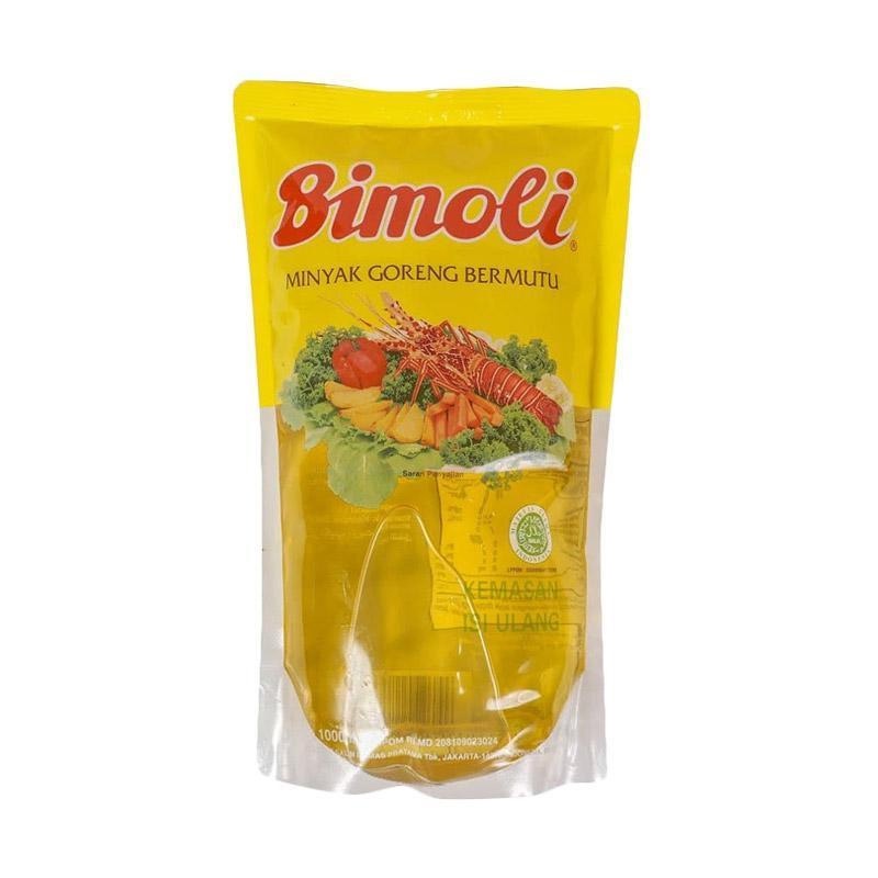 

bimoli 1 liter minyak goreng refill