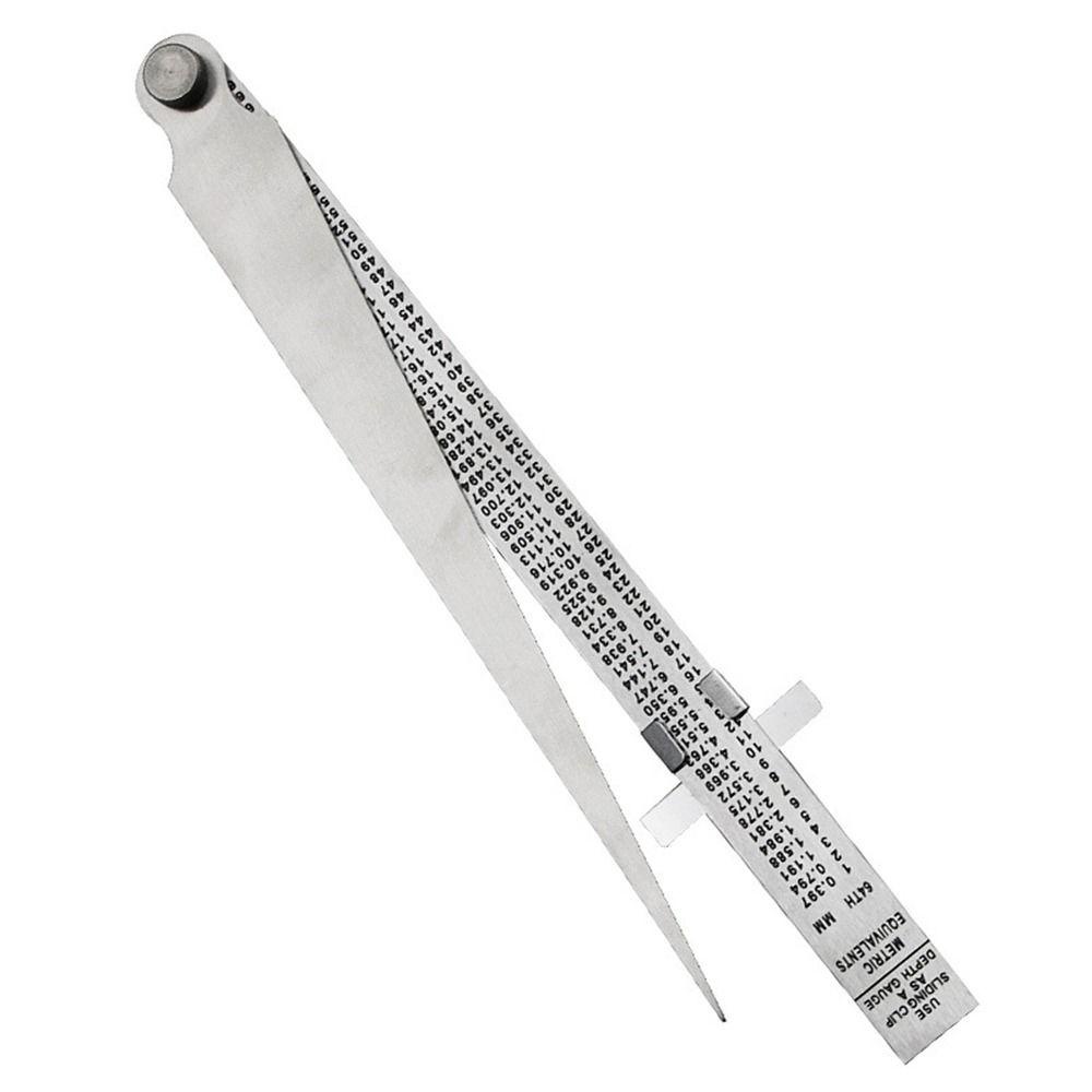 Solighter Feeler Gauge Set Alat Inspeksi Lubang Presisi Tinggi Stainless Steel Feeler Gauge