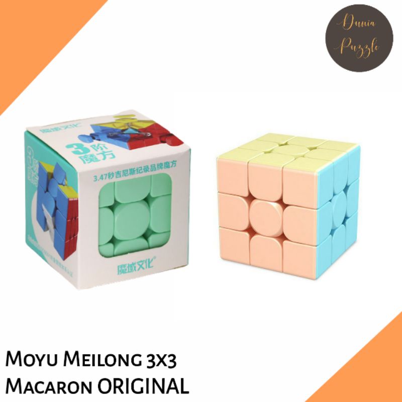 Rubik 3x3 Moyu Meilong 3x3 Macaron ORIGINAL