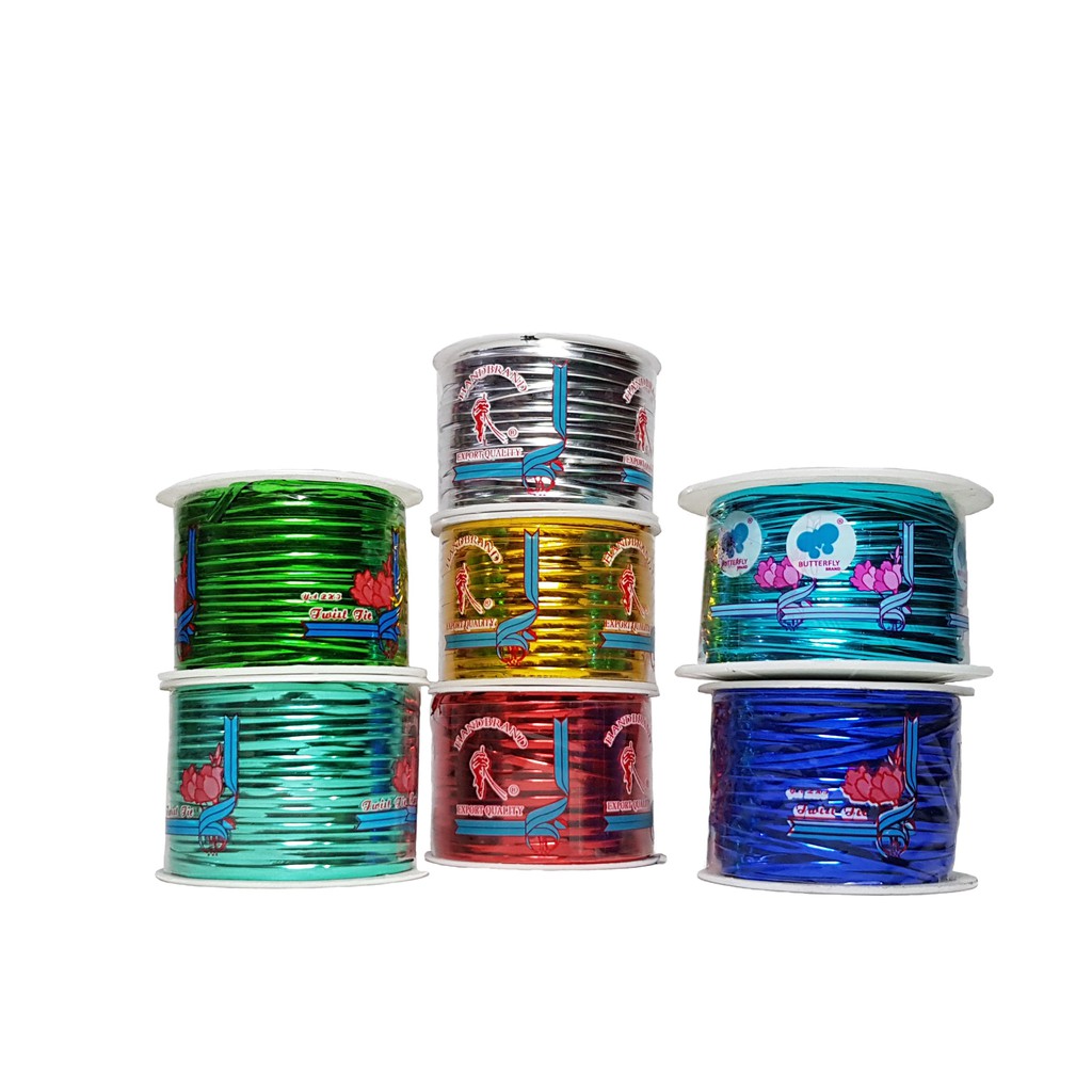 

OKB Pita Kawat Twister Roll Kecil Lilit Metalik Souvenir Twist Tie