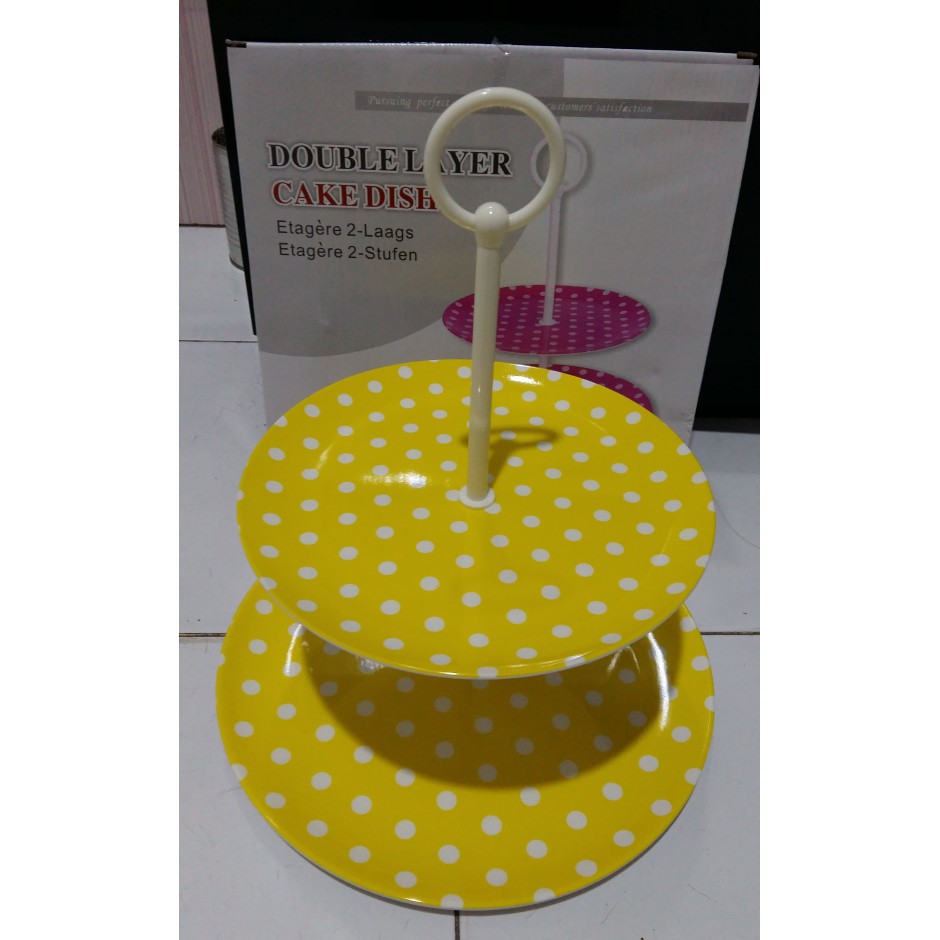 Rak kue polkadot/Rak kue 2 Tingkat