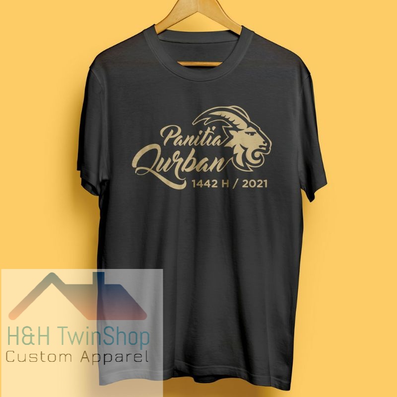 [COD] Baju T-shirt Kaos Panitia Qurban 1442H/2021 l kaos idul adha H&H TwinShop