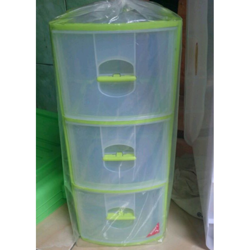 Laci Mini Container Susun 3 Shinpo 344 L3 Box Container CD Serbaguna Kotak Obat P3K Spare Part