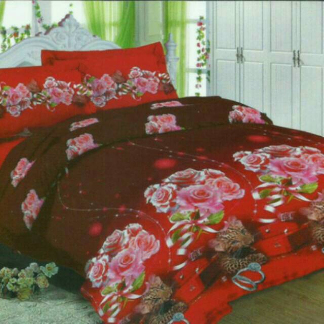 Sprei Lady Rose 160x200 Rose Leopard