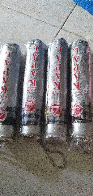 Chandrasurya Payung Lipat 3 Silver Motif Kotak Bagus Awet Murah Ekonomis Anti Panas Hujan Promosi