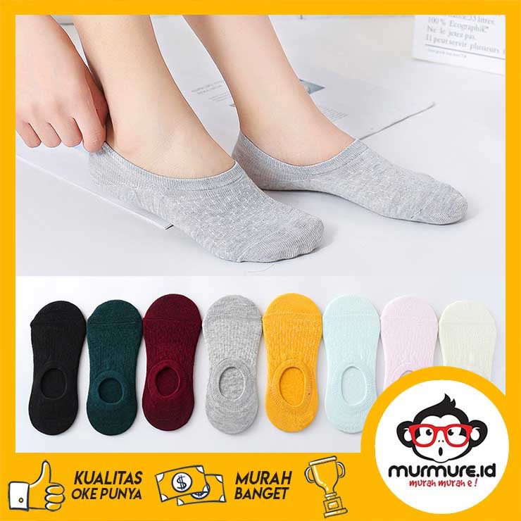 MURMURE.ID | KAOS KAKI HIDDEN DI BAWAH MATA KAKI PRIA WANITA ANKLE SOCK BASIC IMPORT CS042