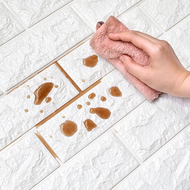 1 Wallpaper Dinding Stiker Wallfoam 3D Sticker Waterproof Dekorasi Kamar Rumah Murah-1