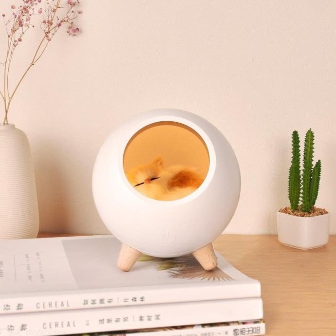 lampu tidur little pet house ready