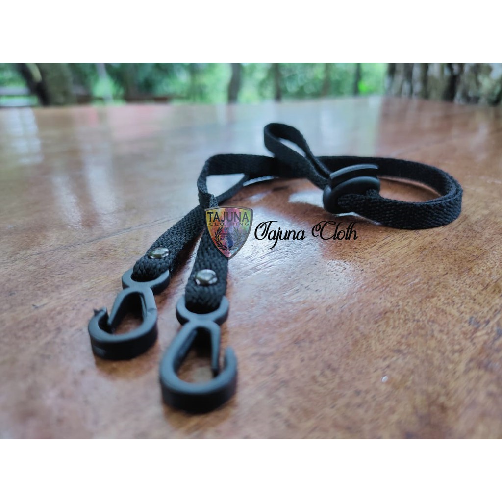 2 in 1 strap masker/masker lanyard/kalung masker/konektor masker